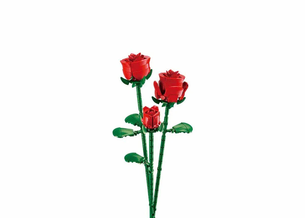 Sluban | Flowers | Red Rose 258pcs