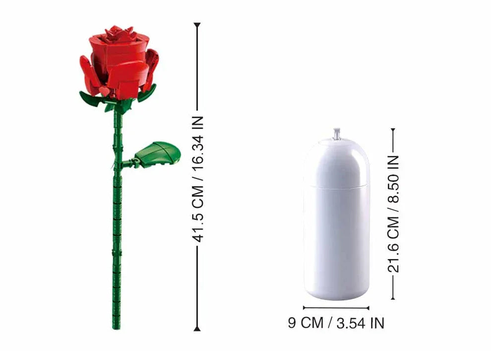 Sluban | Flowers | Red Rose 258pcs