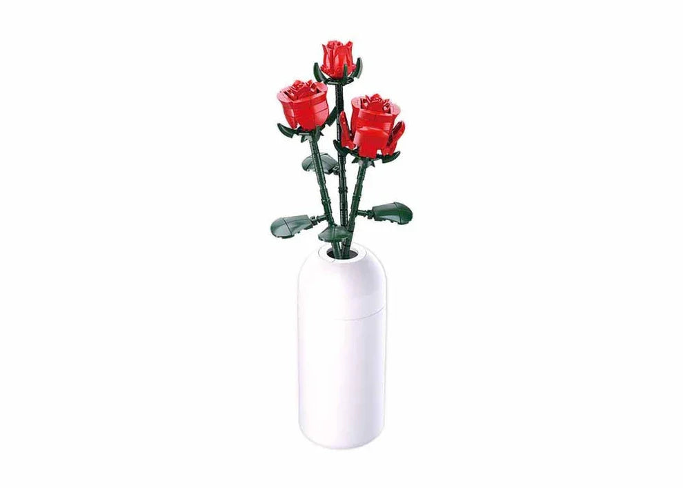 Sluban | Flowers | Red Rose 258pcs