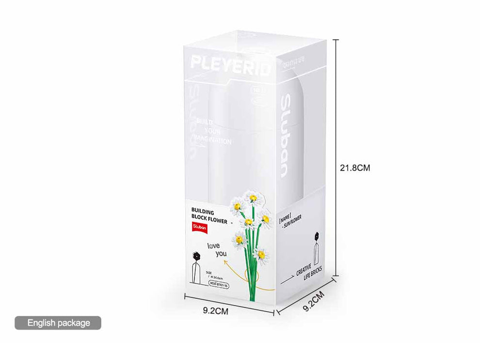 Sluban | Flowers | Daisy 255pcs