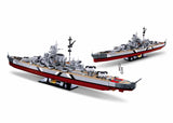 Sluban | Model Bricks | Bismarck Battleship (2 in 1) 1849 Pcs