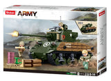 Sluban | WW2 M4A3 Medium Tank 715pcs