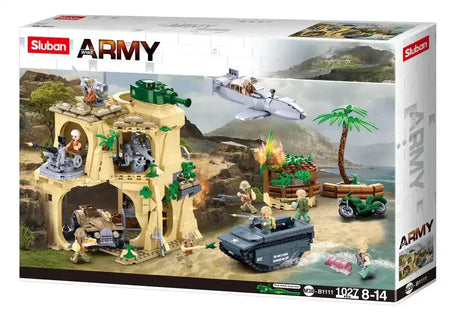 Sluban | WW2 Battle Of Iwo Jima 1107 Pcs - Toybox Tales