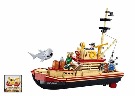 Sluban | Model Bricks | The Great Shark 592 Pcs - Toybox Tales