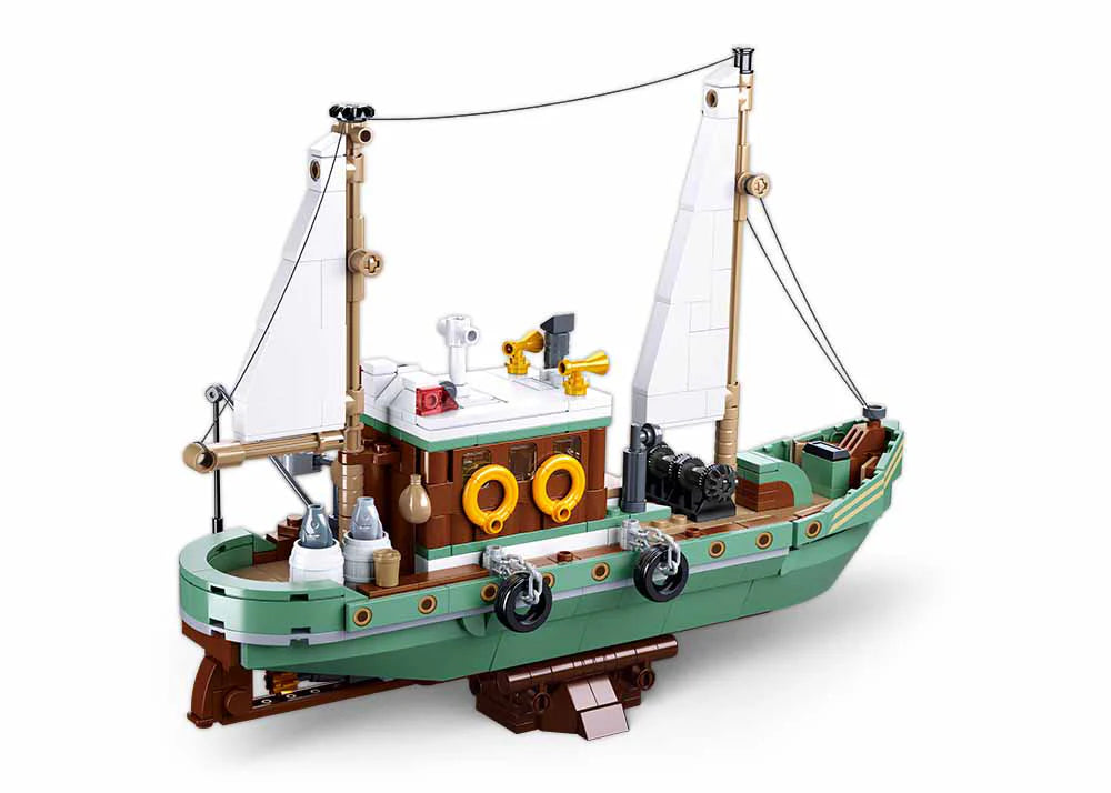 Sluban | Model Bricks | Fishing Boat 610 Pcs