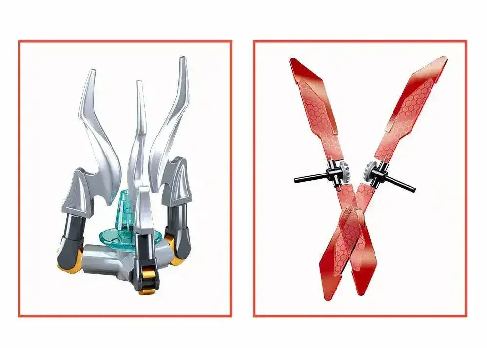 Sluban | P.R. Mecha Double Swords 585 Pcs - Toybox Tales