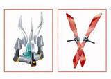 Sluban | P.R. Mecha Double Swords 585 Pcs - Toybox Tales