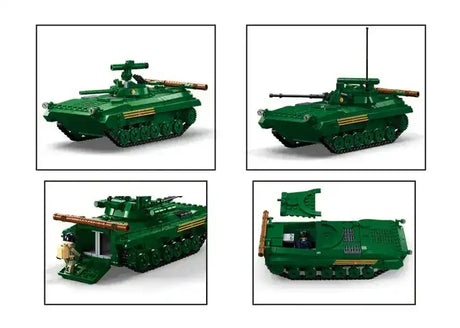 Sluban | Model Bricks | BMP Infantry Fighting Tank (IFV) (3 in 1) Scale 1:35 738 Pcs - Toybox Tales
