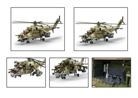 Sluban | MI-24S Helicopter Gun/S 893 Pieces - Toybox Tales
