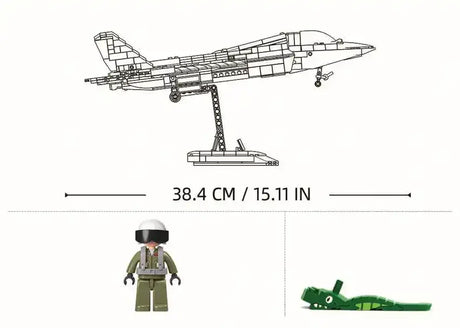 Sluban | J35 Stealth Aircraft - Toybox Tales