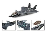 J20 Stealth Aircraft | 1007 Pieces - Toybox Tales
