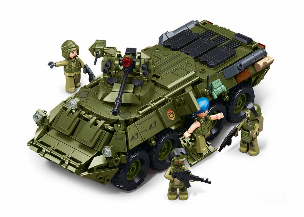 Sluban | BTR80AS 2 in 1 Infantry Fighting Vehicle 619pcs