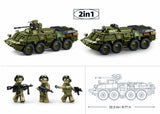 Sluban | BTR80AS 2 in 1 Infantry Fighting Vehicle 619pcs