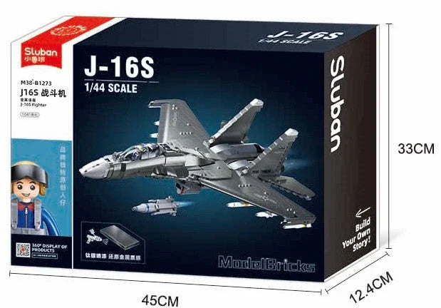 Sluban | J16 Fighter Scale 1:44 1041
pcs