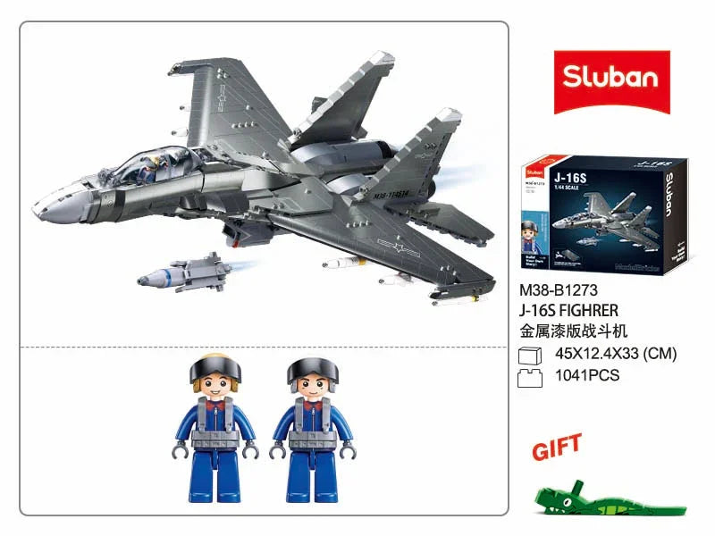 Sluban | J16 Fighter Scale 1:44 1041
pcs