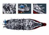 Sluban - USS Missouri Scale 1:350 1739 Pcs