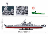 Sluban - USS Missouri Scale 1:350 1739 Pcs