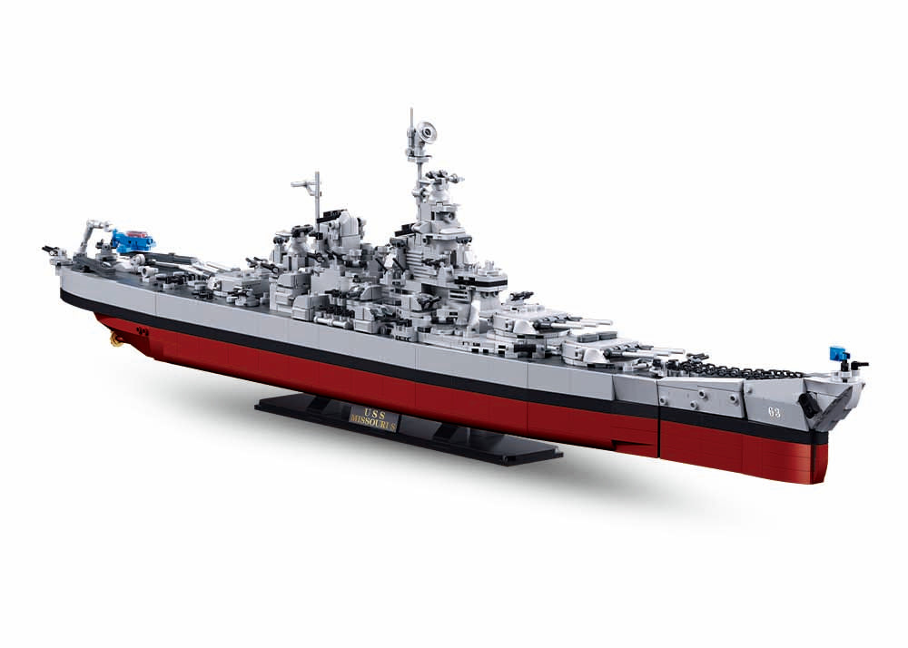 Sluban - USS Missouri Scale 1:350 1739 Pcs