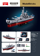 Sluban - USS Missouri Scale 1:350 1739 Pcs