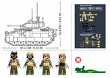 Sluban | M1A2 Tusk 2S Scale 1:35 988pcs