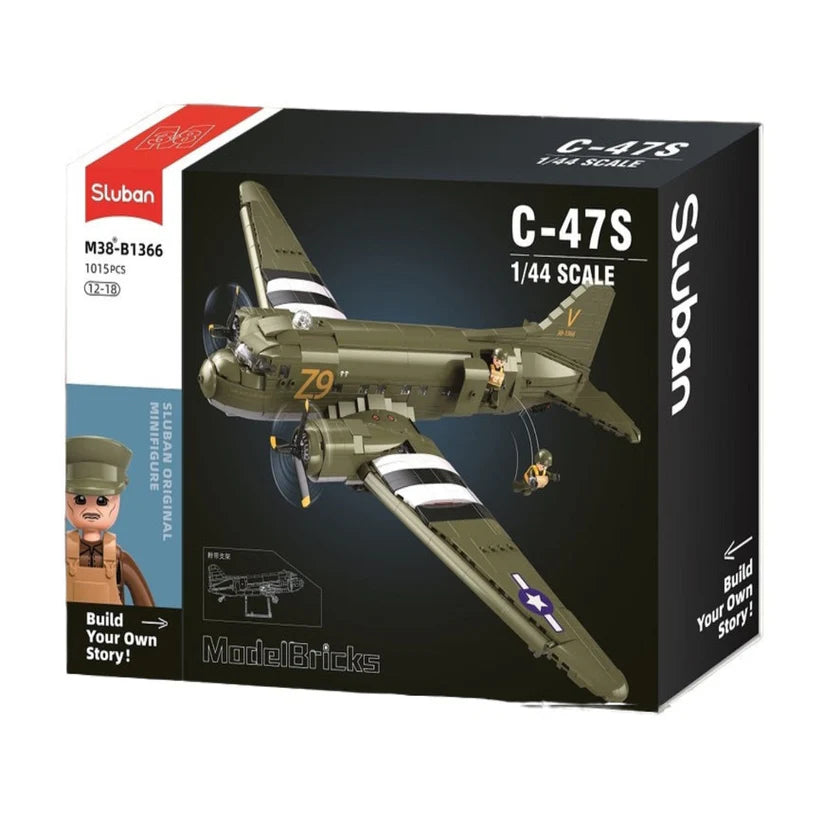 Sluban | C-47-S Airtrain Scale 1:44 1015pcs