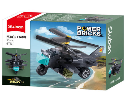 Sluban | Powerbricks Pull Backs Military (Assorted) - Toybox Tales