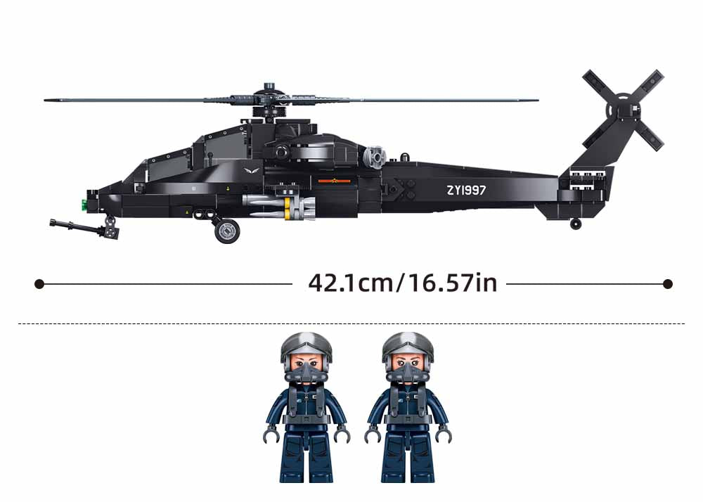 Sluban - Army WZ-10S Helicopter