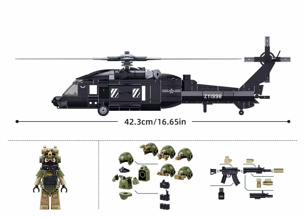 Sluban - Helicopter Z20S