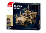 Sluban M-ATVS Military Vehicle 509 piece building set