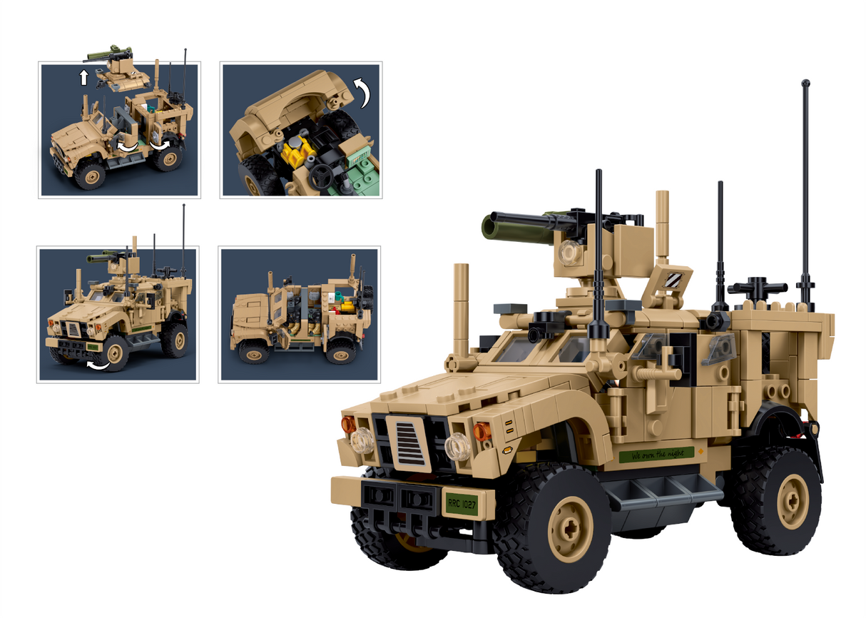 Sluban M-ATVS building brick model close detail