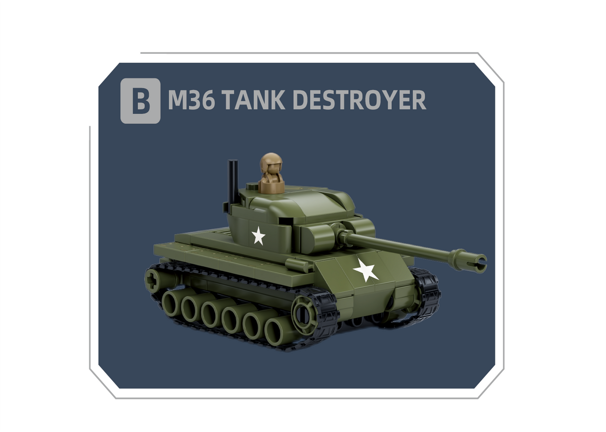 Sluban | WW2 Tanks 1:72 (Assorted)
