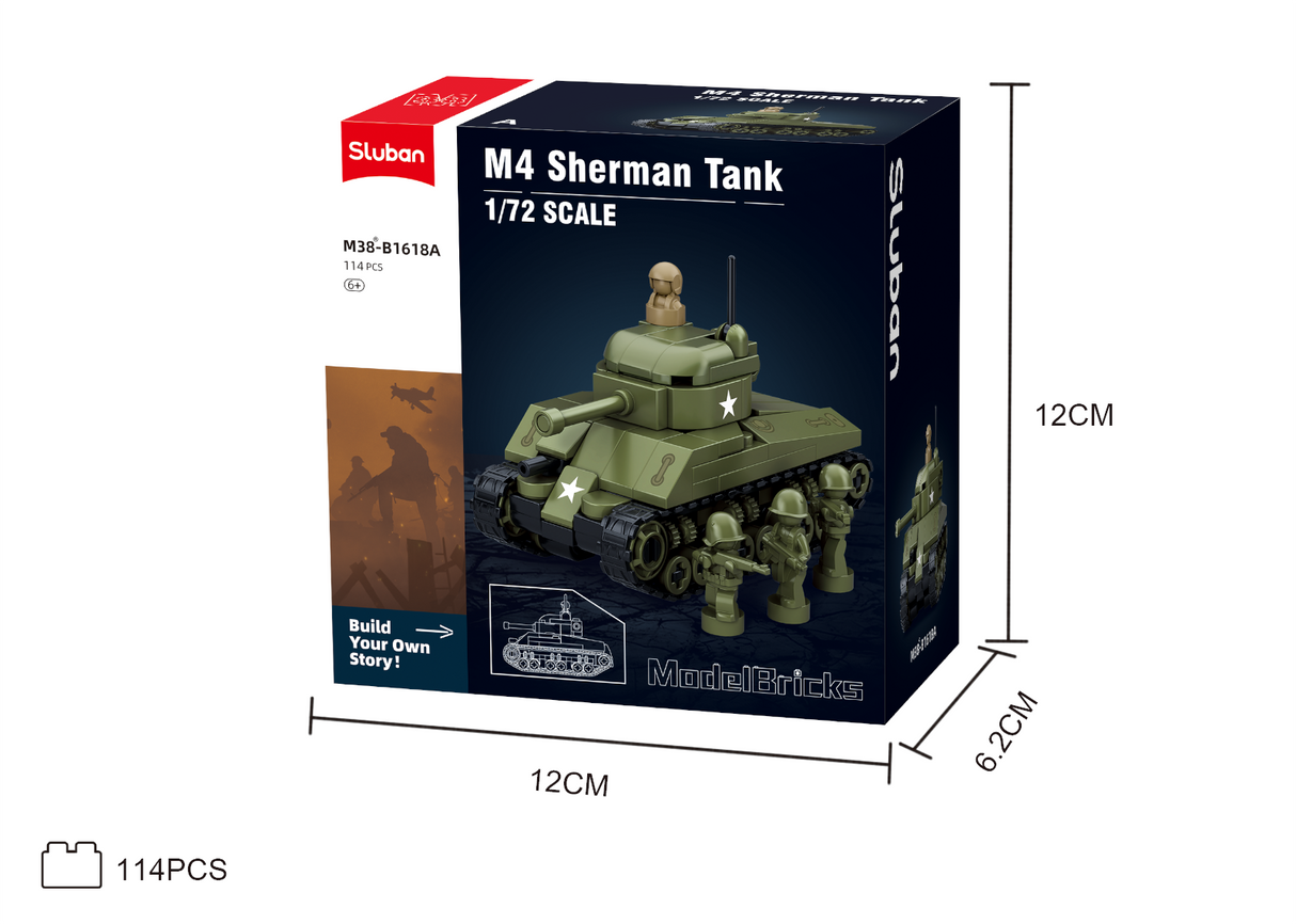Sluban | WW2 Tanks 1:72 (Assorted)