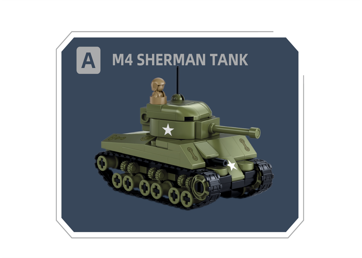 Sluban | WW2 Tanks 1:72 (Assorted)