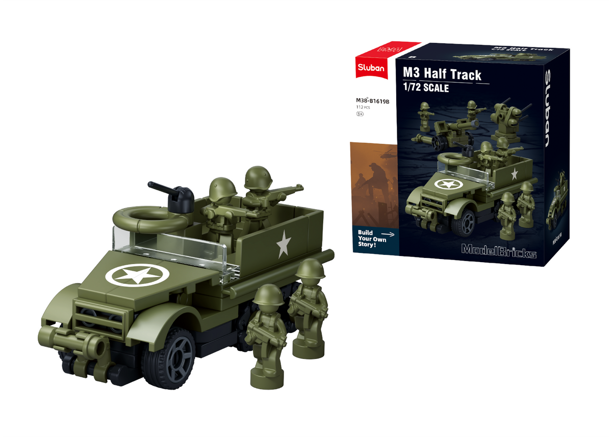 Sluban | WW2 Military Vehicles 1:72 (Assorted)
