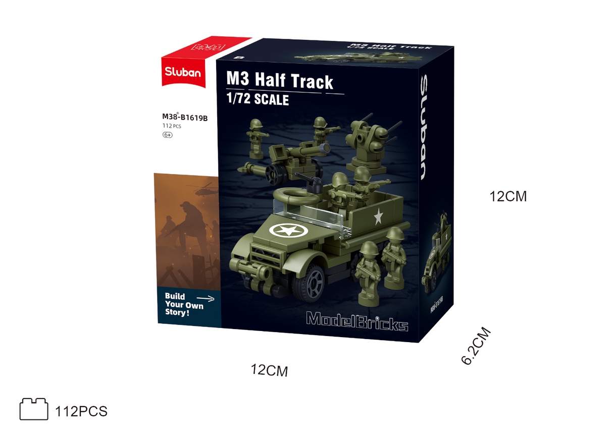 Sluban | WW2 Military Vehicles 1:72 (Assorted)