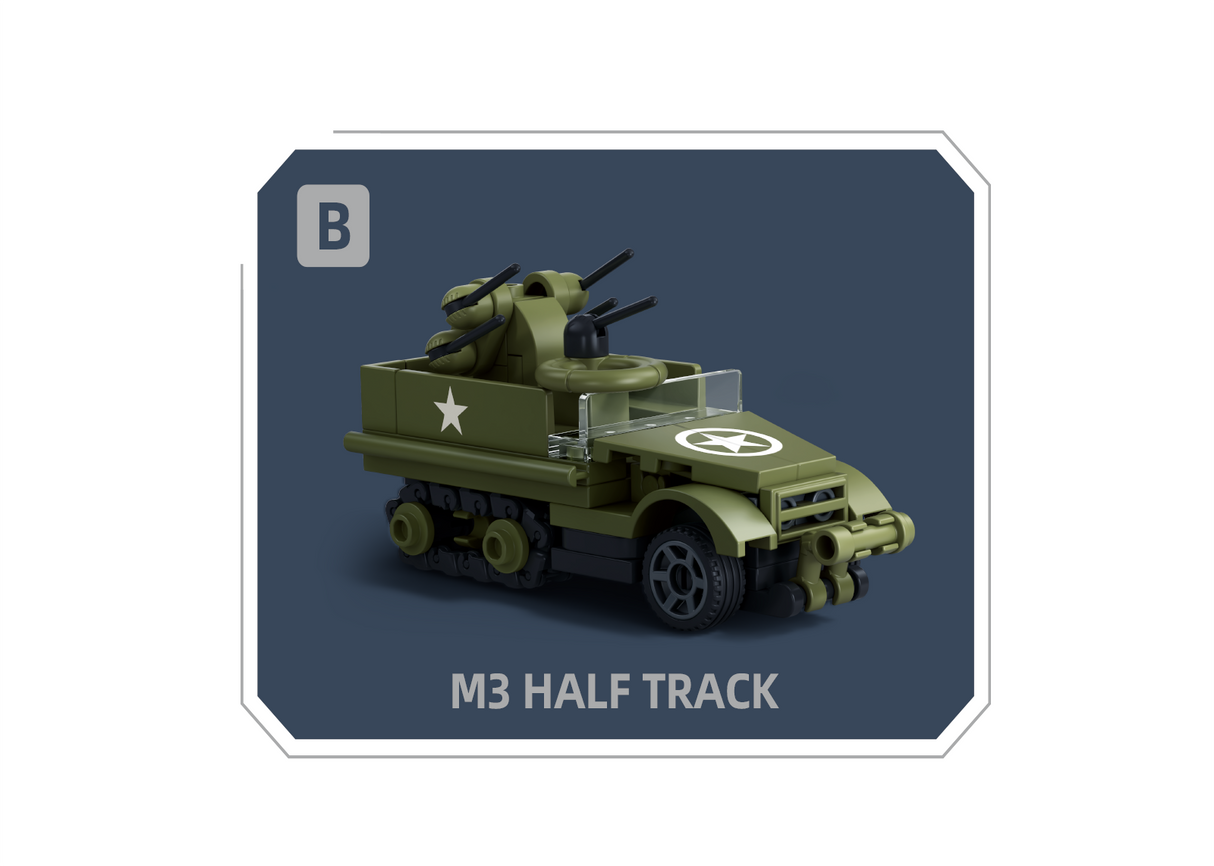 Sluban | WW2 Military Vehicles 1:72 (Assorted)