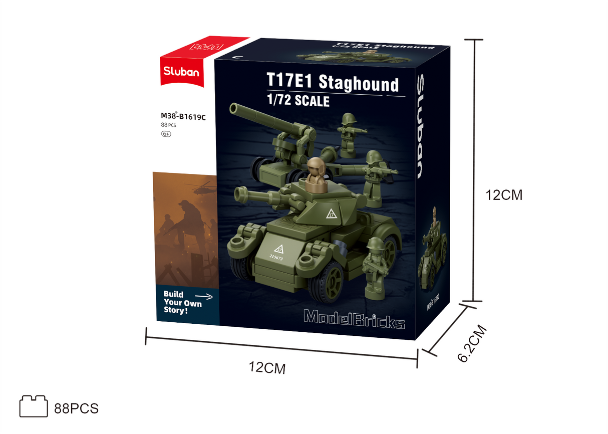 Sluban | WW2 Military Vehicles 1:72 (Assorted)