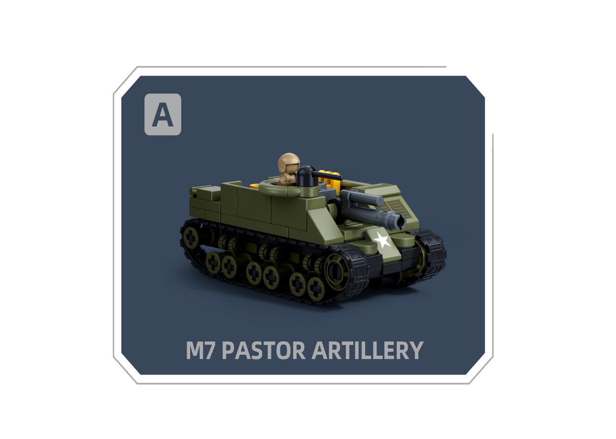 Sluban | WW2 Military Vehicles 1:72 (Assorted)