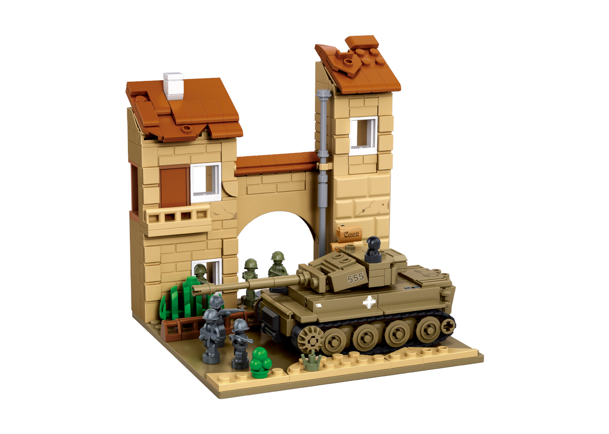 Sluban | WW2 Scene Caen Suburbs 165 Pcs