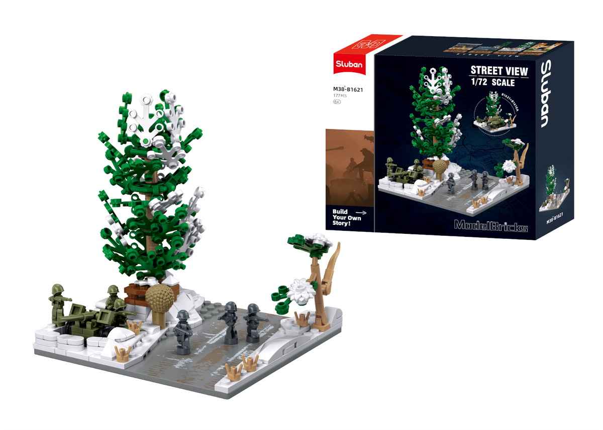 Sluban | WW2 Scene Ardennes Forest 177 Pcs