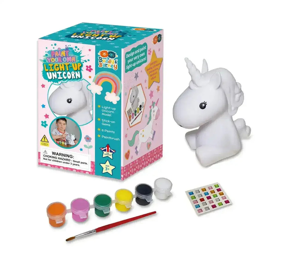 Paint Your Own Light Up Unicorn - Toybox Tales