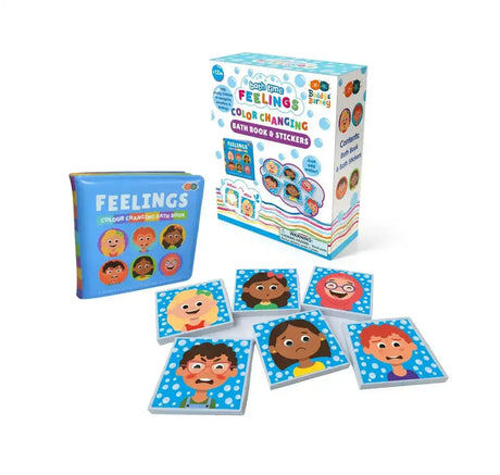 Colour Changing Bath Book and Stickers - Feelings - Toybox Tales
