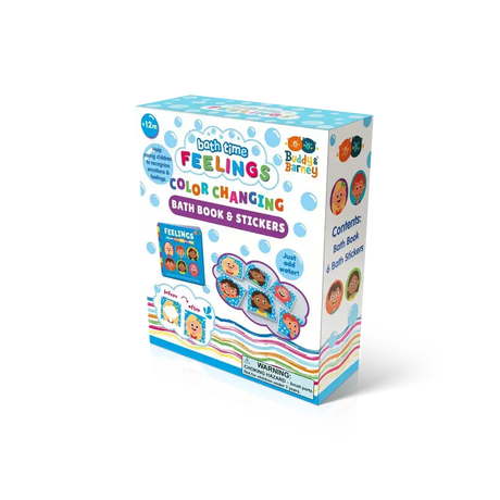 Colour Changing Bath Book and Stickers - Feelings - Toybox Tales
