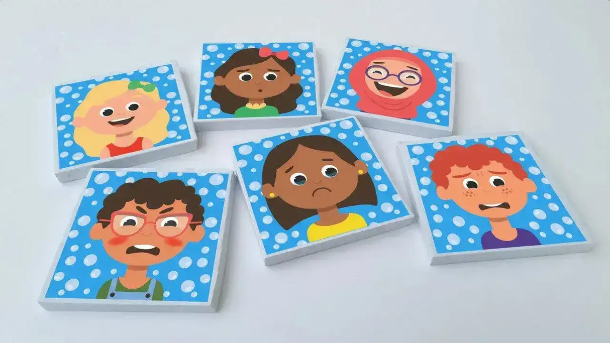 Colour Changing Bath Book and Stickers - Feelings - Toybox Tales