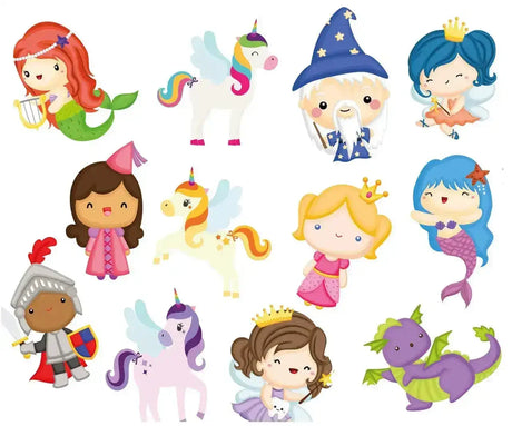 Colour Changing Bath Stickers - Magical Creatures - Toybox Tales
