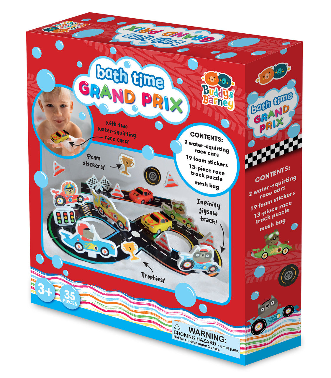 Bath Time Racing Car Grand Prix Set - Toybox Tales