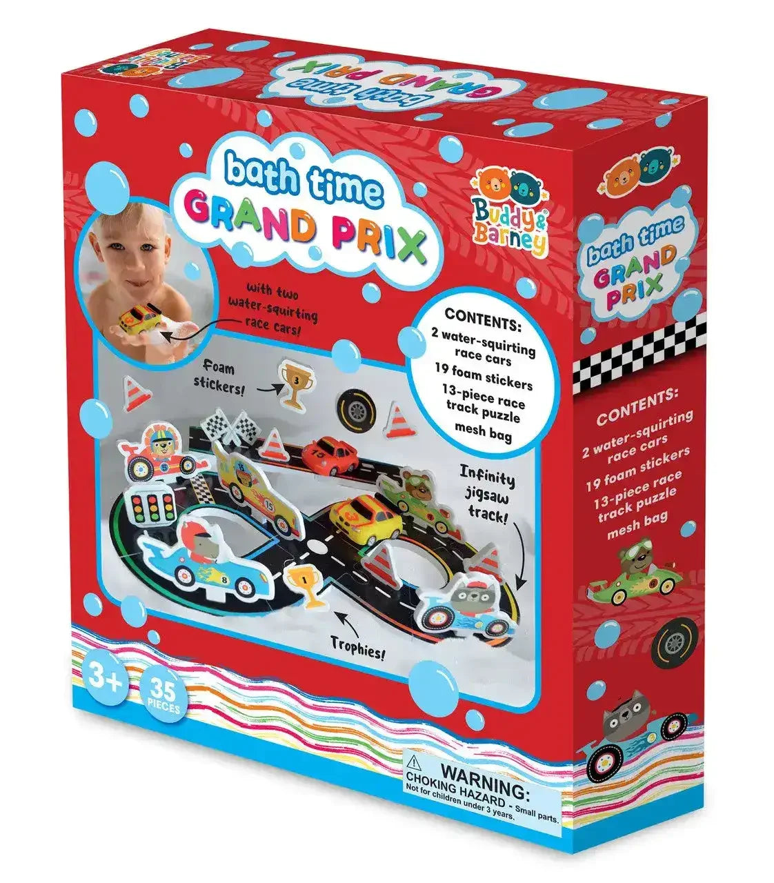 Bath Time Racing Car Grand Prix Set - Toybox Tales