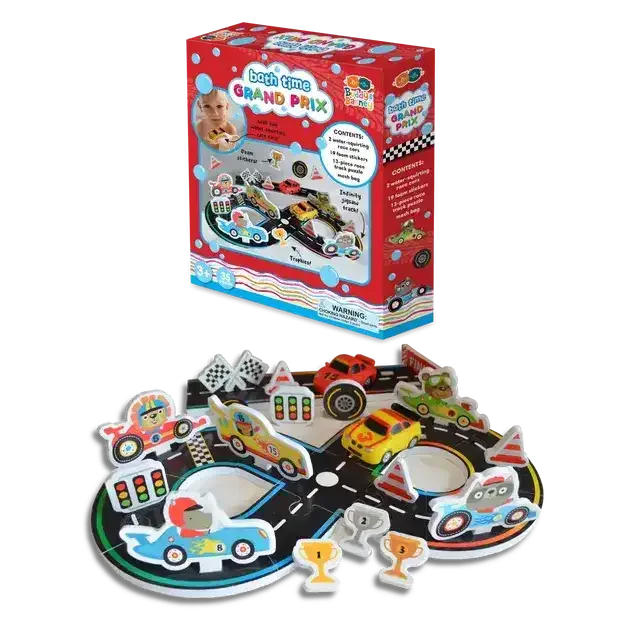 Bath Time Racing Car Grand Prix Set - Toybox Tales