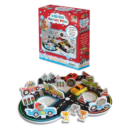 Bath Time Racing Car Grand Prix Set - Toybox Tales