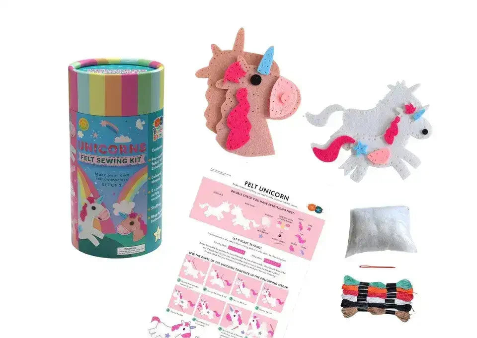 Unicorn World Felt Sewing Kit - Toybox Tales